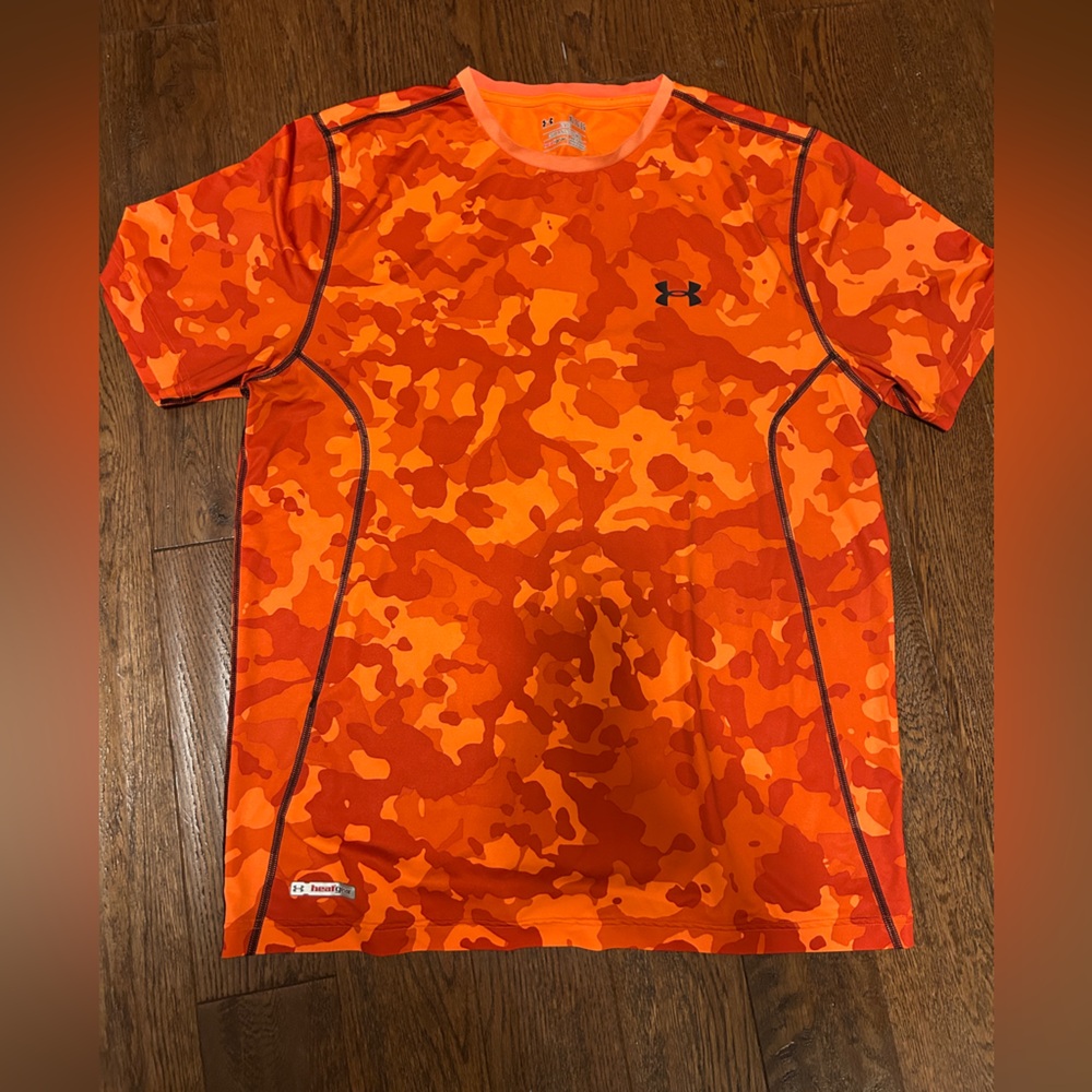 Under Armour Bright Orange Fitted Shirt